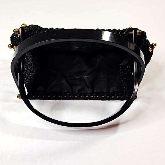 Black Gold Embellishments Evening Bag - Picture 7 of 8